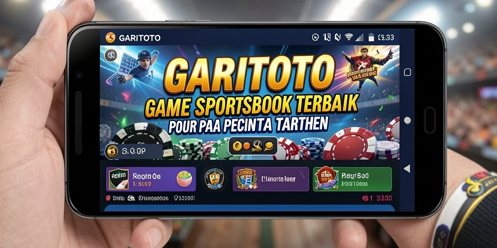 Screenshot gameplay GARITOTO menampilkan taruhan olahraga yang menarik.