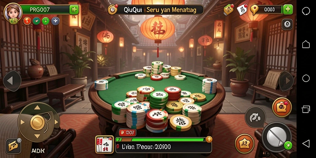 Gameplay QiuQiu yang menyenangkan dan serba cepat.